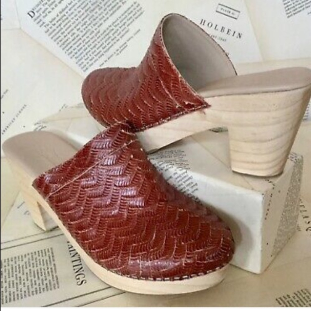 Free people clog slip on
